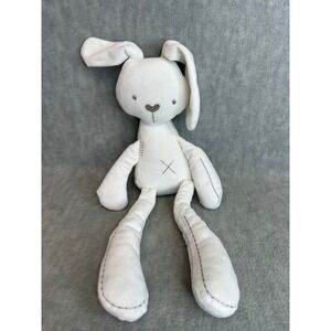 BBSKY Plush Bunny Rabbit Unisex One Size White Excellent Hand-Stitched Aesthetic